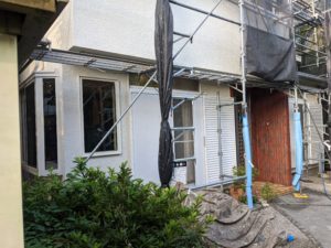 雨戸、戸袋塗装