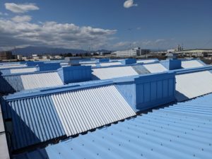 「藤沢市の工場で話題の屋根遮熱塗装効果とメリットとは？」明日で完了です