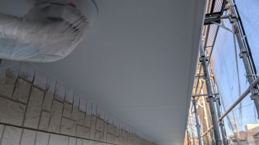 海老名市H様邸　養生・軒天・破風